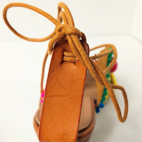 Makers Multi color sandals, heels 7.5 - Picture 8 of 10